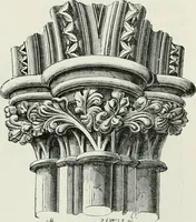 An illustration from An attempt to discriminate the styles of architecture in England, from the conquest to the reformation : with a sketch of the Grecian and Roman orders (1881)
