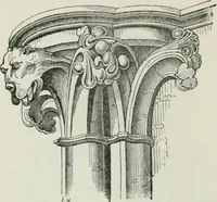 An illustration from An attempt to discriminate the styles of architecture in England, from the conquest to the reformation : with a sketch of the Grecian and Roman orders (1881)