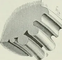 An illustration from An attempt to discriminate the styles of architecture in England, from the conquest to the reformation : with a sketch of the Grecian and Roman orders (1881)