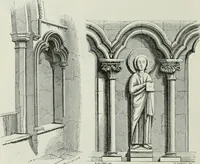 An illustration from An attempt to discriminate the styles of architecture in England, from the conquest to the reformation : with a sketch of the Grecian and Roman orders (1881)