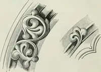 An illustration from An attempt to discriminate the styles of architecture in England, from the conquest to the reformation : with a sketch of the Grecian and Roman orders (1881)