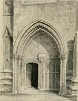 An illustration from An attempt to discriminate the styles of architecture in England, from the conquest to the reformation : with a sketch of the Grecian and Roman orders (1881)