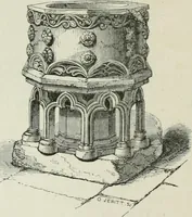 An illustration from An attempt to discriminate the styles of architecture in England, from the conquest to the reformation : with a sketch of the Grecian and Roman orders (1881)