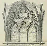 An illustration from An attempt to discriminate the styles of architecture in England, from the conquest to the reformation : with a sketch of the Grecian and Roman orders (1881)