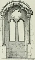 An illustration from An attempt to discriminate the styles of architecture in England, from the conquest to the reformation : with a sketch of the Grecian and Roman orders (1881)