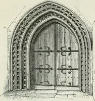 An illustration from An attempt to discriminate the styles of architecture in England, from the conquest to the reformation : with a sketch of the Grecian and Roman orders (1881)