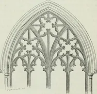 An illustration from An attempt to discriminate the styles of architecture in England, from the conquest to the reformation : with a sketch of the Grecian and Roman orders (1881)