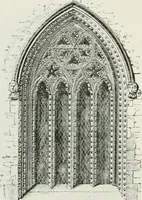 An illustration from An attempt to discriminate the styles of architecture in England, from the conquest to the reformation : with a sketch of the Grecian and Roman orders (1881)