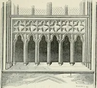 An illustration from An attempt to discriminate the styles of architecture in England, from the conquest to the reformation : with a sketch of the Grecian and Roman orders (1881)