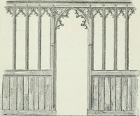 An illustration from An attempt to discriminate the styles of architecture in England, from the conquest to the reformation : with a sketch of the Grecian and Roman orders (1881)