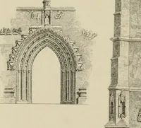 An illustration from An attempt to discriminate the styles of architecture in England, from the conquest to the reformation : with a sketch of the Grecian and Roman orders (1881)