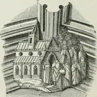 An illustration from An attempt to discriminate the styles of architecture in England, from the conquest to the reformation : with a sketch of the Grecian and Roman orders (1881)