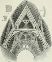An illustration from An attempt to discriminate the styles of architecture in England, from the conquest to the reformation : with a sketch of the Grecian and Roman orders (1881)