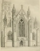 An illustration from An attempt to discriminate the styles of architecture in England, from the conquest to the reformation : with a sketch of the Grecian and Roman orders (1881)