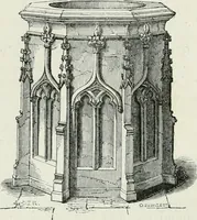 An illustration from An attempt to discriminate the styles of architecture in England, from the conquest to the reformation : with a sketch of the Grecian and Roman orders (1881)