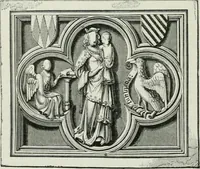 An illustration from An attempt to discriminate the styles of architecture in England, from the conquest to the reformation : with a sketch of the Grecian and Roman orders (1881)