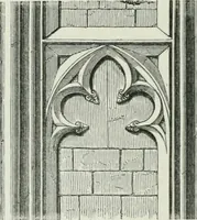 An illustration from An attempt to discriminate the styles of architecture in England, from the conquest to the reformation : with a sketch of the Grecian and Roman orders (1881)