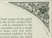 An illustration from An attempt to discriminate the styles of architecture in England, from the conquest to the reformation : with a sketch of the Grecian and Roman orders (1881)