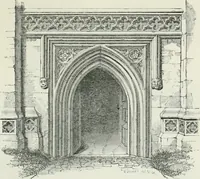 An illustration from An attempt to discriminate the styles of architecture in England, from the conquest to the reformation : with a sketch of the Grecian and Roman orders (1881)