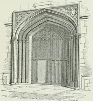 An illustration from An attempt to discriminate the styles of architecture in England, from the conquest to the reformation : with a sketch of the Grecian and Roman orders (1881)