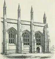 An illustration from An attempt to discriminate the styles of architecture in England, from the conquest to the reformation : with a sketch of the Grecian and Roman orders (1881)