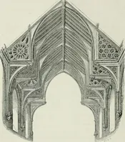 An illustration from An attempt to discriminate the styles of architecture in England, from the conquest to the reformation : with a sketch of the Grecian and Roman orders (1881)