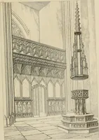 An illustration from An attempt to discriminate the styles of architecture in England, from the conquest to the reformation : with a sketch of the Grecian and Roman orders (1881)