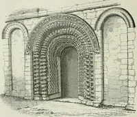 An illustration from An attempt to discriminate the styles of architecture in England, from the conquest to the reformation : with a sketch of the Grecian and Roman orders (1881)