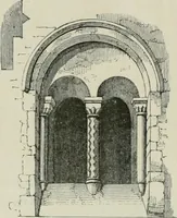 An illustration from An attempt to discriminate the styles of architecture in England, from the conquest to the reformation : with a sketch of the Grecian and Roman orders (1881)