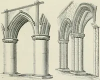 An illustration from An attempt to discriminate the styles of architecture in England, from the conquest to the reformation : with a sketch of the Grecian and Roman orders (1881)