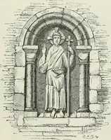 An illustration from An attempt to discriminate the styles of architecture in England, from the conquest to the reformation : with a sketch of the Grecian and Roman orders (1881)