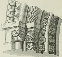 An illustration from An attempt to discriminate the styles of architecture in England, from the conquest to the reformation : with a sketch of the Grecian and Roman orders (1881)