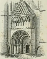 An illustration from An attempt to discriminate the styles of architecture in England, from the conquest to the reformation : with a sketch of the Grecian and Roman orders (1881)