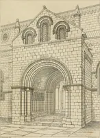 An illustration from An attempt to discriminate the styles of architecture in England, from the conquest to the reformation : with a sketch of the Grecian and Roman orders (1881)