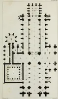 An illustration from An attempt to discriminate the styles of English architecture, from the Conquest to the Reformation; with notices of eight hundred English buildings: preceded by a sketch of the Grecian and Roman orders (1819)