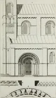 An illustration from An attempt to discriminate the styles of English architecture, from the Conquest to the Reformation; with notices of eight hundred English buildings: preceded by a sketch of the Grecian and Roman orders (1819)