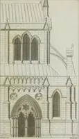 An illustration from An attempt to discriminate the styles of English architecture, from the Conquest to the Reformation; with notices of eight hundred English buildings: preceded by a sketch of the Grecian and Roman orders (1819)