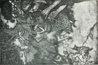 An illustration from Attraverso gli albi e le cartelle : sensazioni d'arte (1904)