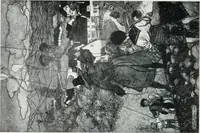 An illustration from Attraverso gli albi e le cartelle : sensazioni d'arte (1904)