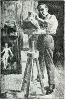 An illustration from Attraverso gli albi e le cartelle : sensazioni d'arte (1904)