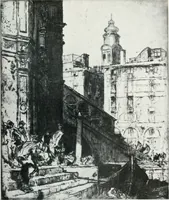 An illustration from Attraverso gli albi e le cartelle : sensazioni d'arte (1904)