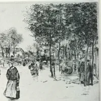 An illustration from Attraverso gli albi e le cartelle : sensazioni d'arte (1904)