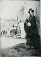 An illustration from Attraverso gli albi e le cartelle : sensazioni d'arte (1904)