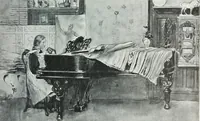An illustration from Attraverso gli albi e le cartelle : sensazioni d'arte (1904)