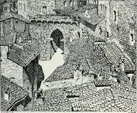 An illustration from Attraverso gli albi e le cartelle : sensazioni d'arte (1904)
