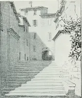 An illustration from Attraverso gli albi e le cartelle : sensazioni d'arte (1904)