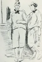 An illustration from Attraverso gli albi e le cartelle : sensazioni d'arte (1904)