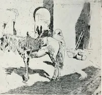 An illustration from Attraverso gli albi e le cartelle : sensazioni d'arte (1904)