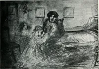An illustration from Attraverso gli albi e le cartelle : sensazioni d'arte (1904)