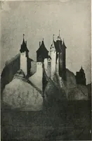 An illustration from Attraverso gli albi e le cartelle : sensazioni d'arte (1904)